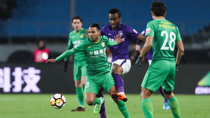 Jonathan Viera, jugador del Beijing Guoan