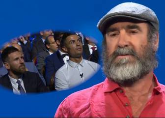 El discurso de Cantona que dejó a toda la sala petrificada, Messi y Cristiano incluidos