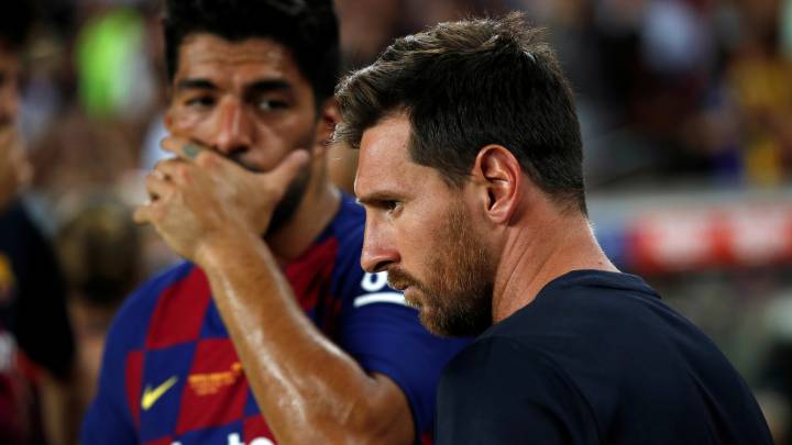 Messi y Suárez.