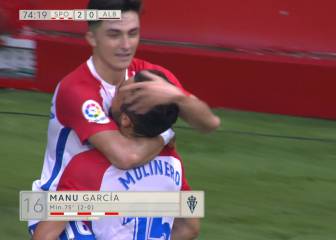 Manu García hace feliz al Molinón