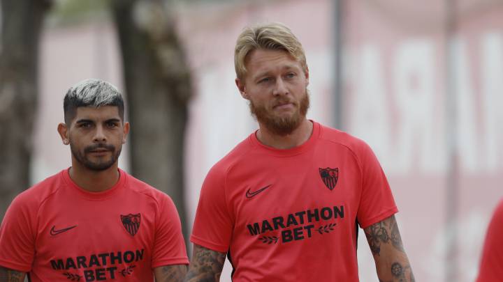Kjaer deja el Sevilla y se marcha cedido al Atalanta