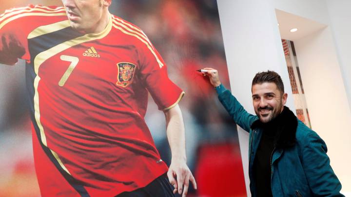 David Villa anima a acudir a El Molinón: "Quini es una persona que se merece todo"