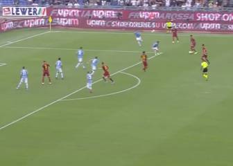Nunca antes visto: los 5 palos en el derbi entre Lazio y Roma