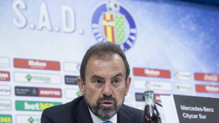 Ángel Torres durante una rueda de prensa de la temporada pasada.