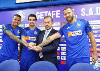 El Getafe presentó fichajes y la camiseta de la Europa League