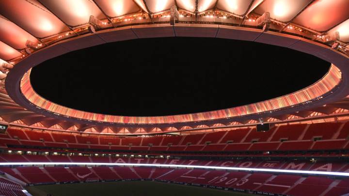 Panorámica del Wanda Metropolitano, que se llenará ante la Juventus.