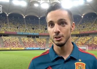 Pablo Sarabia y su debut con la Selección en Bucarest: así lo vivió