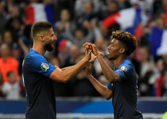 Griezmann no para de fallar y Coman es la estrella