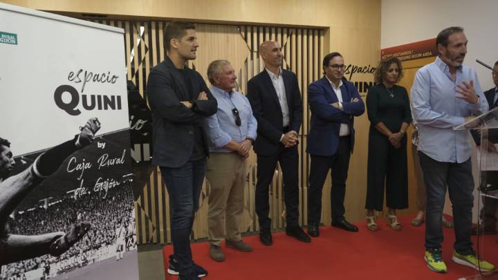 El 'Espacio Quini' abre sus puertas cargado de emoción y recuerdos