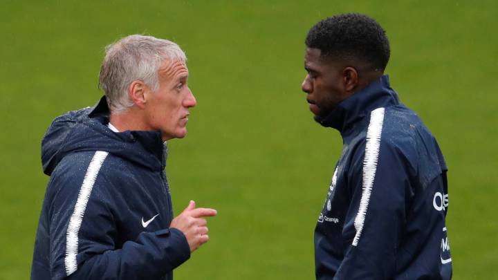 Samuel Umtiti leaves the France squad