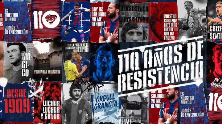 El Levante cumple 110 años y el Ciutat de València celebra su 50
aniversario