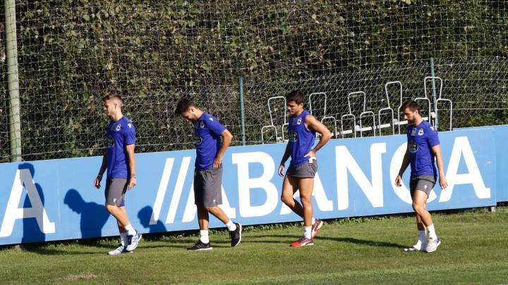 Longo, Peru, Somma y Borja Valle trabajaron al margen la semana pasada..