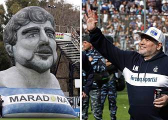 La espectacular presentación de Maradona con Gimnasia La Plata