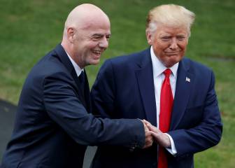 Infantino quiere saltarse el muro de Donald Trump a México