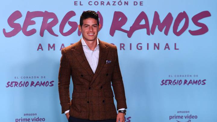 El centrocampista colombiano del Real Madrid, James Rodríguez.