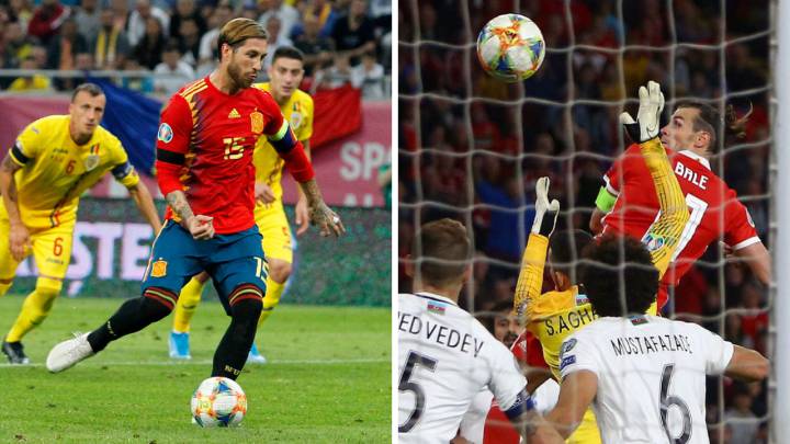 Los goles de Sergio Ramos y Gareth Bale en el parón de selecciones FIFA de septiembre de 2019.