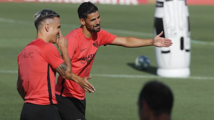 El Sevilla anunció que Manuel Agudo Nolito es baja ante el Alavés por un problema en el bíceps femoral izquierdo. Quizá se pierda algunos encuentros más.