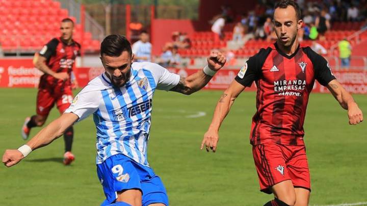 Mirandés - Málaga en directo: LaLiga Santander, en vivo