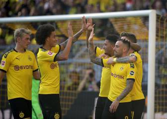 Alcácer guía la paliza del Dortmund frente al Leverkusen
