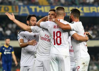 El Milán gana sufriendo en Verona