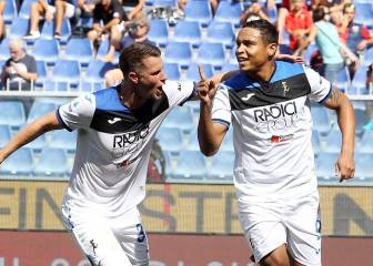 Duván Zapata le da el triunfo al Atalanta con un golazo en el 95'