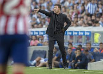 Indecisión y escaso trabajo táctico de Simeone en Anoeta