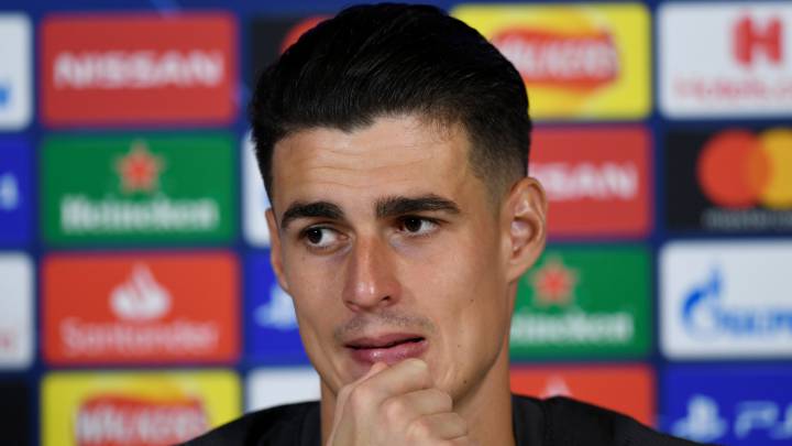 Kepa compareció en la conferencia de prensa previa al partido ante el Valencia.