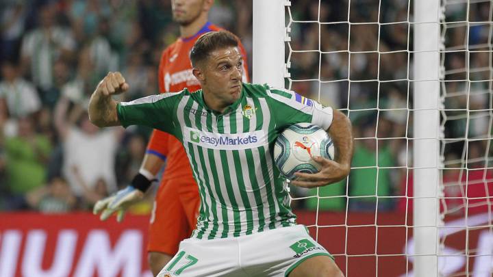 El capitán del Betis, Joaquín Sánchez, durante un partido.