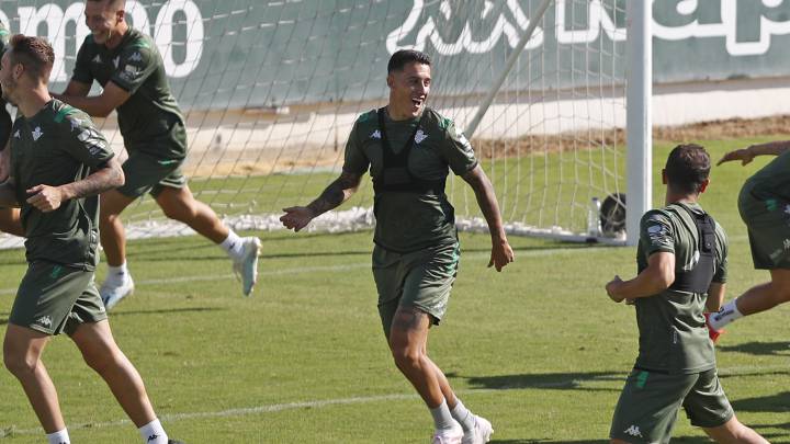 Tello ya se entrena con sus compañeros