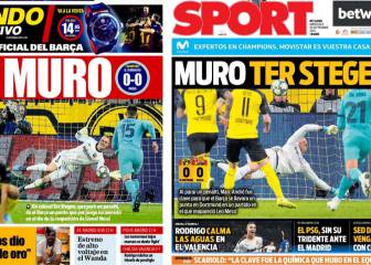 La prensa, como el Barça, agarrada a Ter Stegen