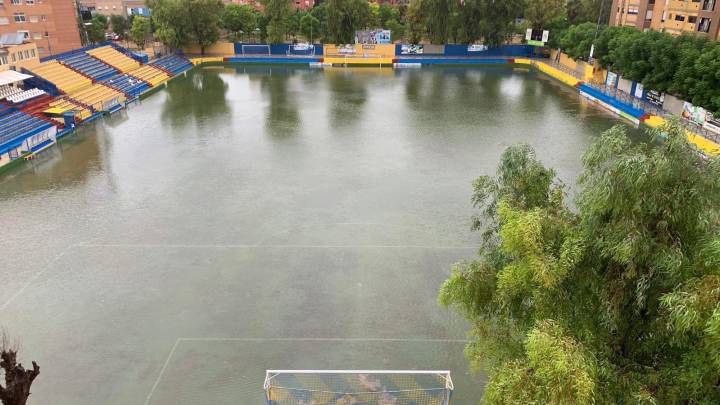 ESTADIO DE LOS ARCOS INUNDADO