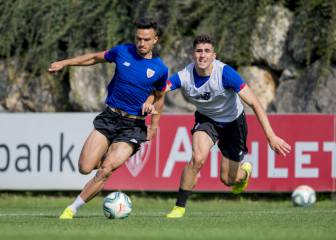 Ensayo con el filial antes del derbi ante el Alavés