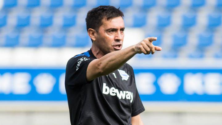 Garitano, entrenador del Alavés, habló sobre el partido ante el Athletic
