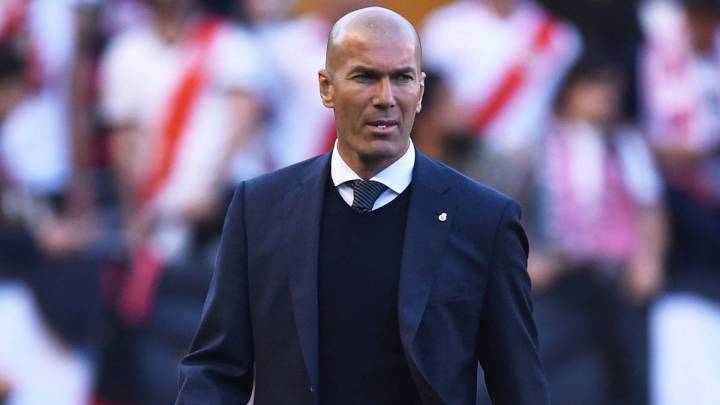 Zidane, entrenador del Real Madrid.