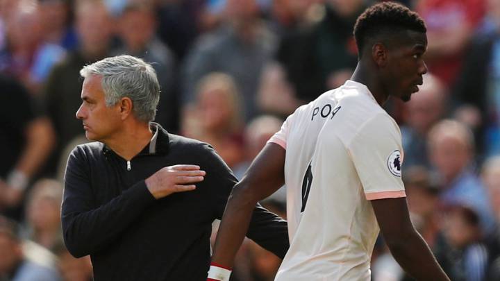 Mourinho y Pogba.
