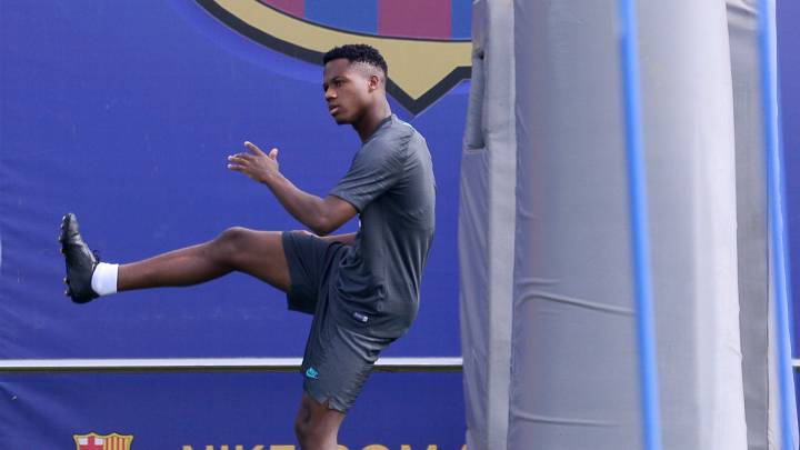El padre de Ansu Fati: "Mi sueño y el suyo era jugar con Portugal"
