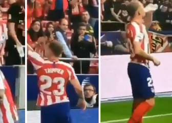 Trippier enamora a la grada con un gesto al sacar un córner