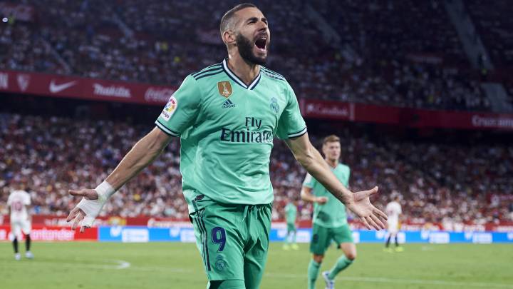 Benzema draws level with Messi