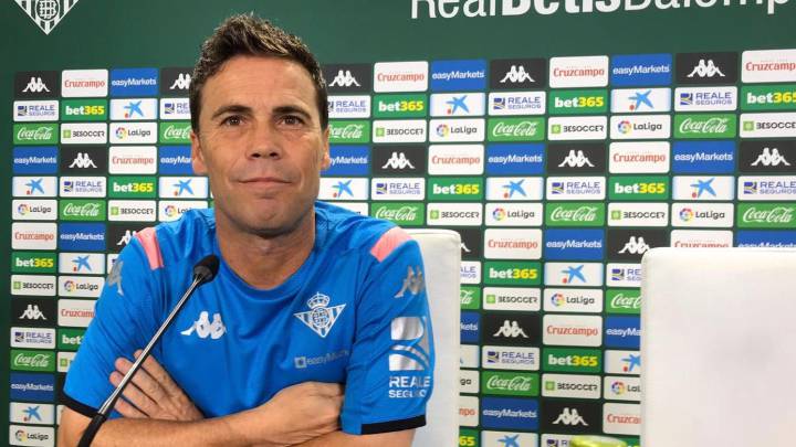 El entrenador del Betis Rubi valoró la igualdad de LaLiga y elogió a su rival este martes, el Levante: "Es valiente y con las señas de identidad claras".