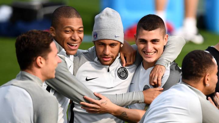 Verratti y Mbappé convencieron a Neymar para seguir