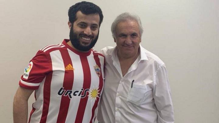 El jeque regresa a Almería dos meses después