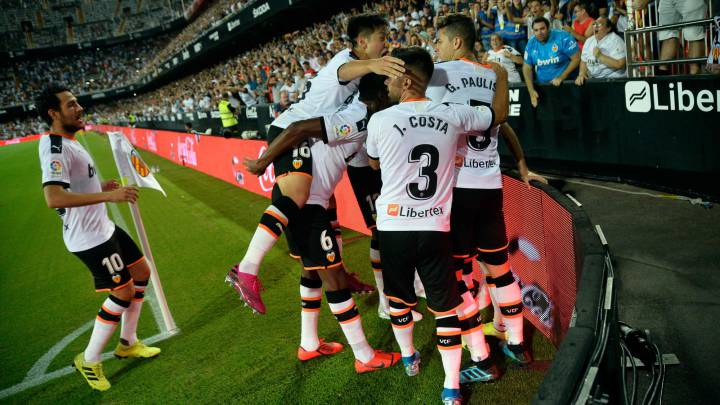 El 1x1 del Valencia: El empate empaña la gran noche de Maxi Gómez