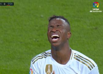 Celebró con llanto: el golazo de Vinicius ante el Osasuna