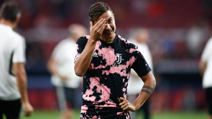 El mediapunta argentino de la Juventus, Paulo Dybala, durante un partido.