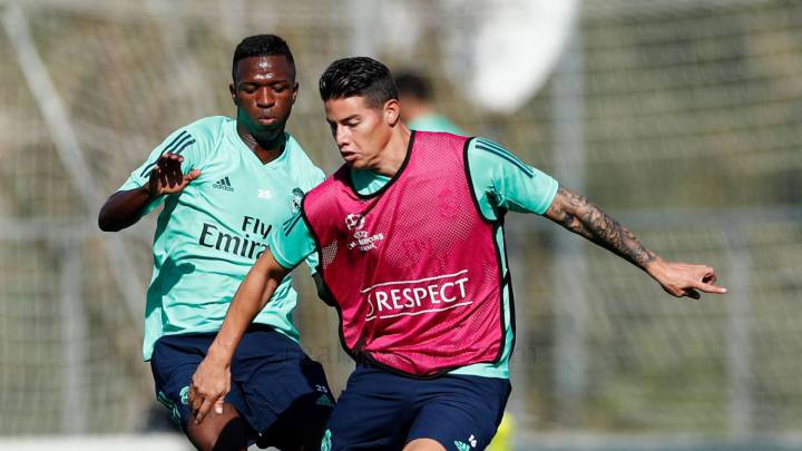 Real Madrid: James out of Brugge game with knock, Bale rested