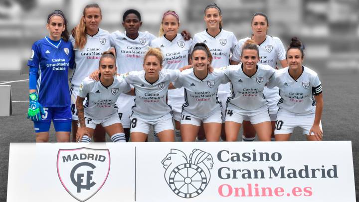 Jugadoras del Madrid CFF.