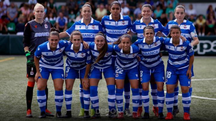 Jugadoras del Deportivo.