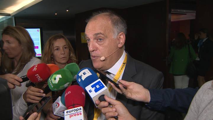 Tebas: "La FEF tiene una obsesión enfermiza con Mediapro"