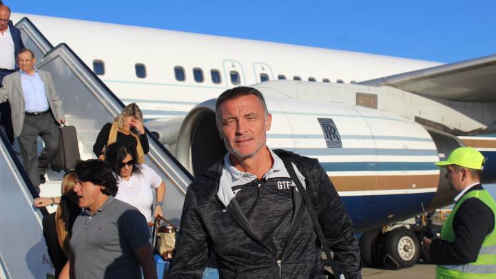 Mejuto atendió a AS en la previa del partido ante el Krasnodar.