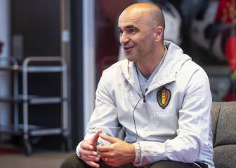 Roberto Martínez sobre Hazard y Courtois: